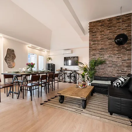 Urban Loft - 180 Skyline Balkon - 4sz - Hbf Apartment *