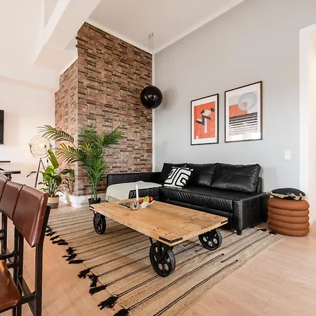 Urban Loft - 180 Skyline Balkon - 4sz - Hbf Apartment Berlin
