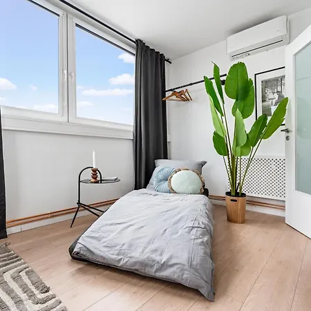 Urban Loft - 180 Skyline Balkon - 4 Schlafzimmer - Nahe Des Hauptbahnhofs - Parkplatz Moeglich *