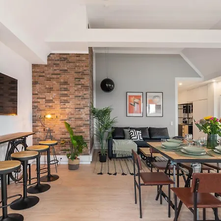 Urban Loft - 180 Skyline Balkon - 4 Schlafzimmer - Nahe Des Hauptbahnhofs - Parkplatz Moeglich