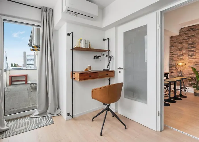 Apartment Urban Loft - 180 Skyline Balkon - 4sz - Hbf