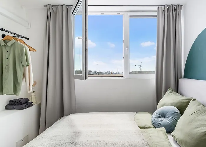 Urban Loft - 180 Skyline Balkon - 4sz - Hbf Apartment Berlin